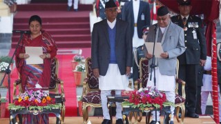 प्रधानमन्त्री ओलीले आज फेरि शपथ लिँदै
