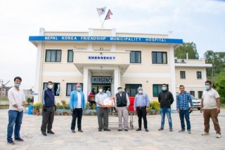 भक्तपुरको नेपाल कोरिया अस्पतालले शुरु गर्यो अक्सिजन उत्पादन