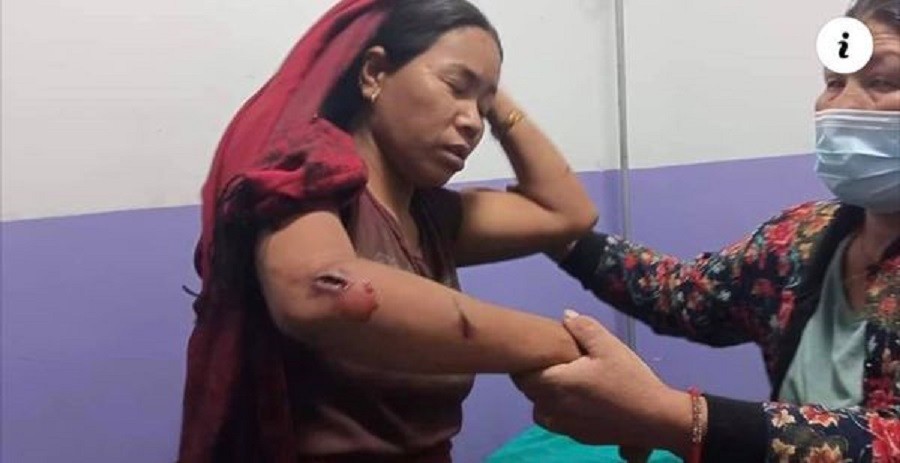 लमजुङ भूकम्पले कच्ची घर भत्कियो, केही घाइते 