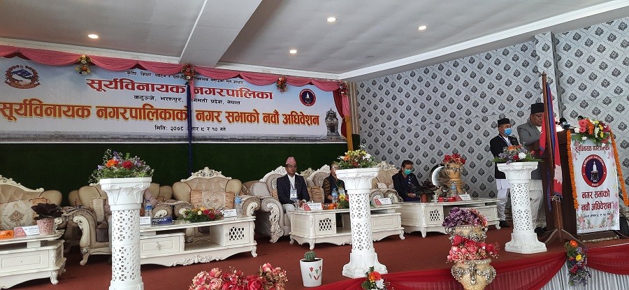 सूर्यविनायक नगरपालिकाले स्वास्थ्य बीमा गर्दा एक हजार अनुदान दिने