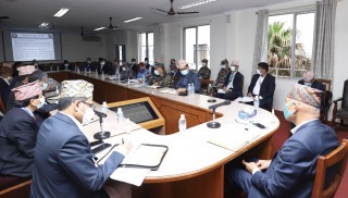 उपप्रधान तथा गृहमन्त्री पौडेलद्वारा क्षति न्यूनीकरणका लागि पूर्व तयारी गर्न निर्देशन  