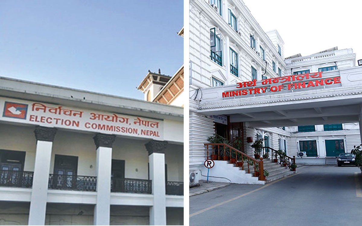 चुनावका लागि अर्थ मन्त्रालयले दियो पौने ८ अर्ब, मुद्दाको टुंगाे नलाग्दै सरकारको हतारो