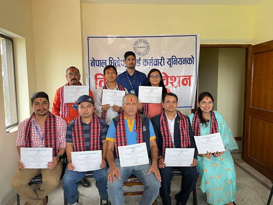 सेबोन कर्मचारी युनियनको अध्यक्षमा जीसी 