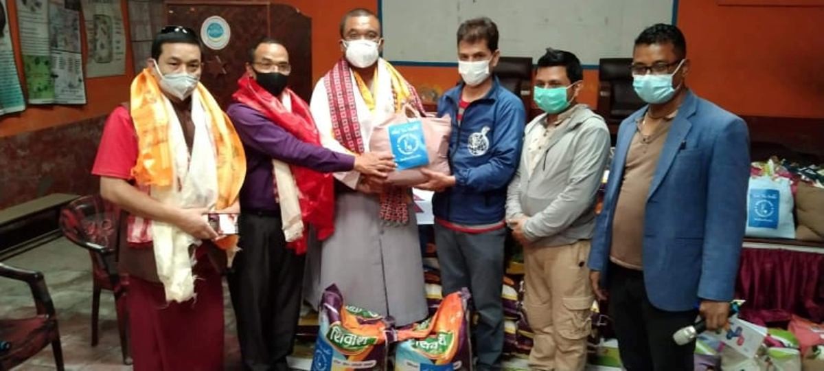 पत्रकार मञ्चलाई बोधिसत्व द्वारा ‘फूड अफ लभ’ प्रदान 