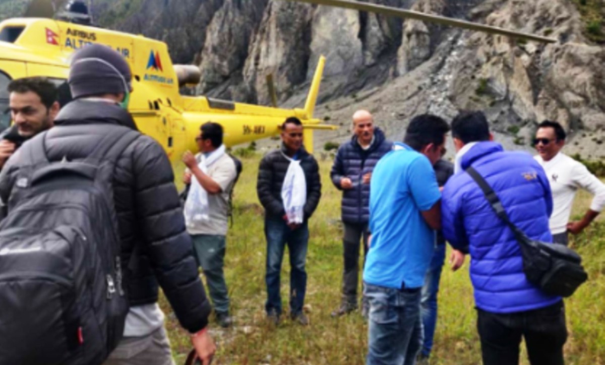 मनाङमा बलिउड चलचित्र ‘उचाइ’ छायाङ्कन