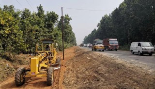 नारायणगढ–बुटवल सडक विस्तार : ४८ महिना पूरा,  प्रगति न्यून 