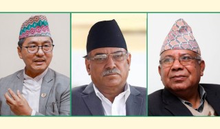 काँग्रेस महाधिवेशनमा राजेन्द्र लिङ्दविरुद्ध खनिए माधव नेपाल र प्रचण्ड