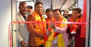 उर्जा मन्त्री भुषालद्वारा क्षत्रपाटी निःशुल्क चिकित्सालयको अक्सिजन प्लान्ट उद्घाटन