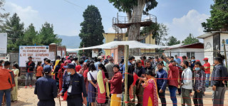 भक्तपुरमा ५० प्रतिशत मतदान