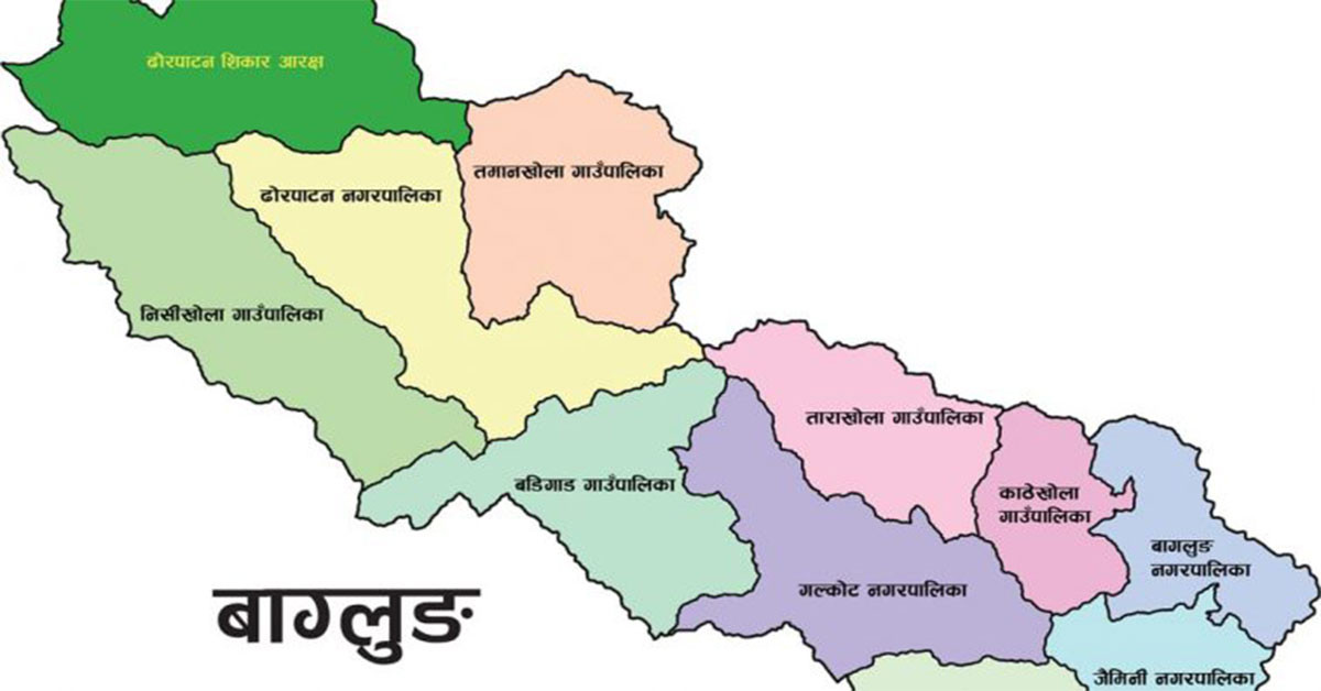 बागलुङका ८५ वडामा कांग्रेस ३७, माओवादी १७ र एमाले १६ मा विजयी