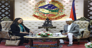 प्रधानमन्त्री देउवासँग अमेरिकी उपविदेशमन्त्रीको शिष्टाचार भेट