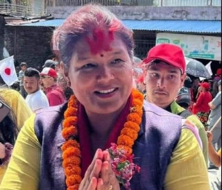 पोखरा १७ मा एमालेको प्यानल बिजयी राधिका बनिन पोखराको एक्लो महिला वडाध्यक्ष 