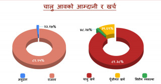 आर्थिक बर्ष सकिन १६ दिन बाँकी, पूँजीगत खर्च ४० प्रतिशत मात्रै