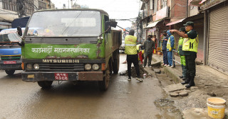 काठमाडौँको फोहोर हटाउनको लागि महानगरले थप्यो १ सय ५० जना जनशक्ति