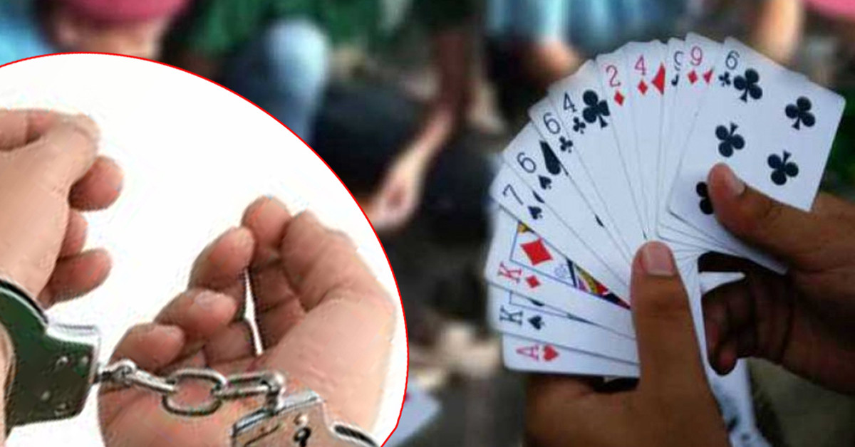 काठमाडौंको एक रिसोर्टबाट जुवातास खेलिरहेको अवस्थामा १८ जना पक्राउ