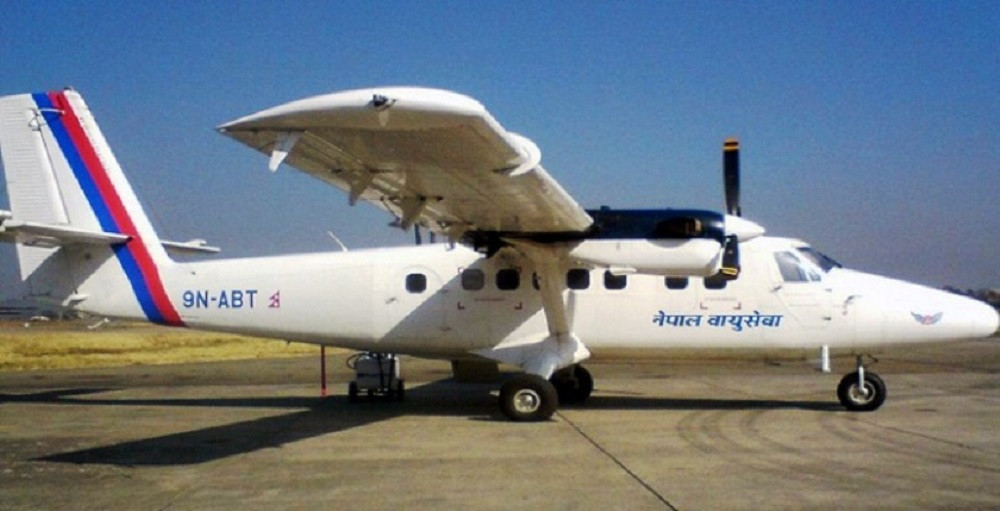 भोजपुर जान उडेको निगमको जहाजमा प्राविधिक समस्या आएपछि काठमाडौं नै फर्कियाे