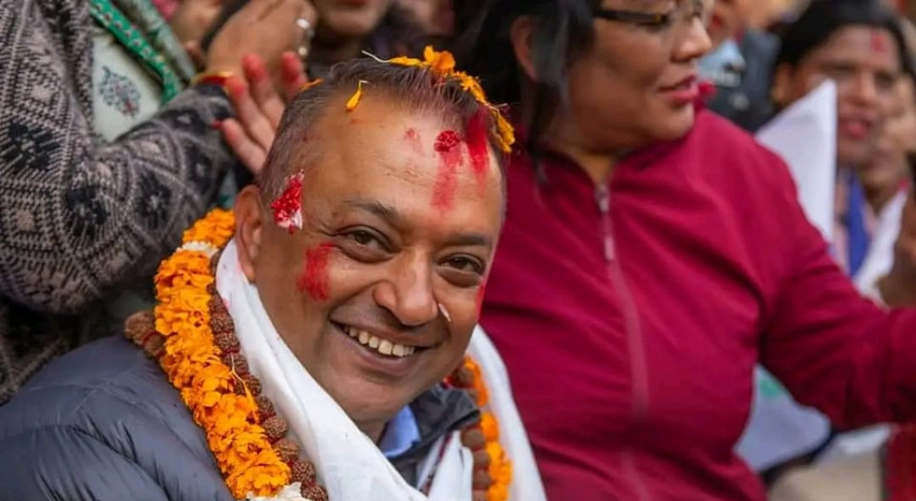 काठमाडौं ४ मा गगन थापा भारी मतले विजयी