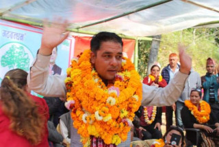 दोलखामा ३० वर्षे इतिहास ब्रेक गर्दै कांग्रेसका कुन्दराज काफ्ले विजयी 