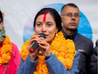 राष्ट्रिय स्वतन्त्र पार्टीकी उम्मेदवार सोविता गौतमको चुवानी खर्च ३ लाख ७१ हजार 