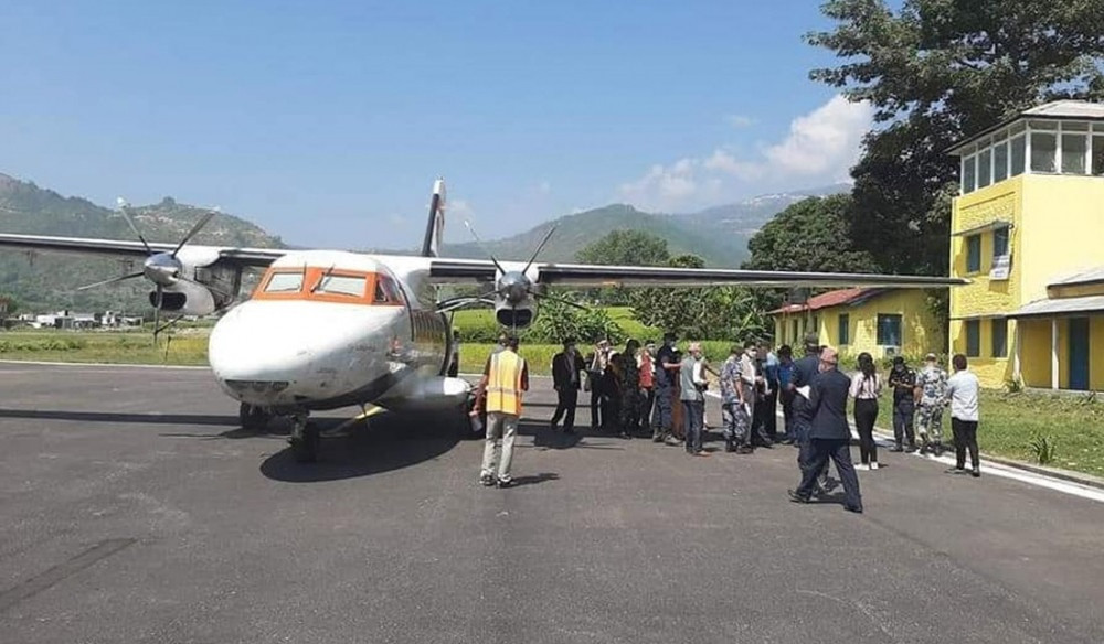 टरिगाउँ विमानस्थल :  अब हप्तामा पाँच दिन उडान हुने
