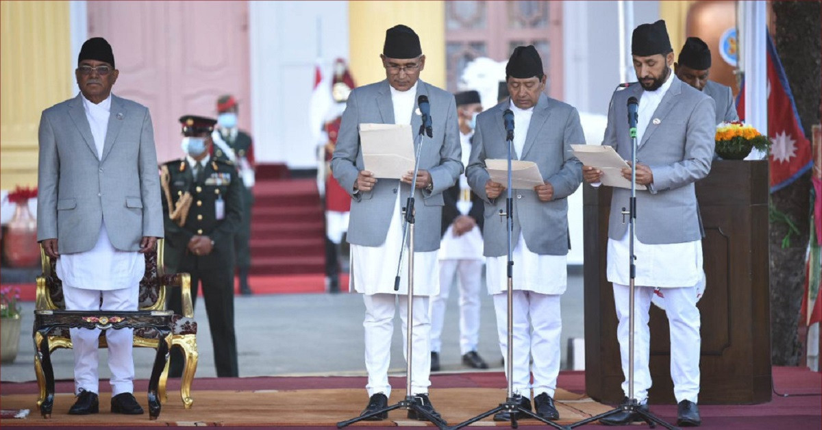आठ सदस्यीय मन्त्रिपरिषद् गठन, तीन जना उपप्रधानमन्त्री