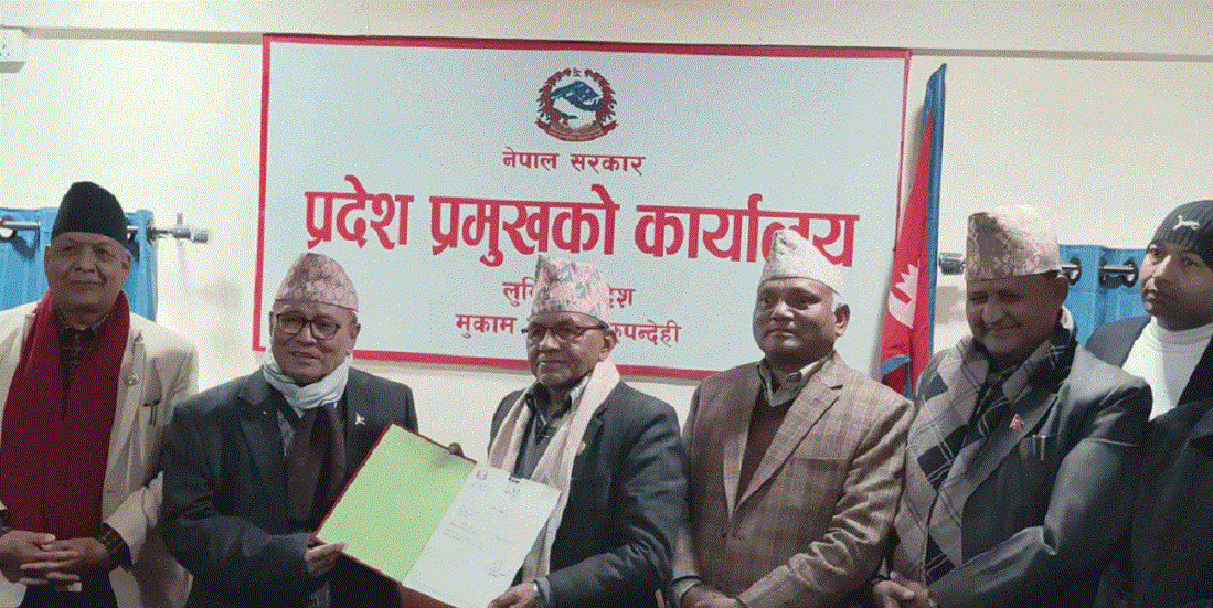 लुम्बिनी प्रदेशको मुख्यमन्त्रीमा एमालेका लिला गिरी नियुक्त