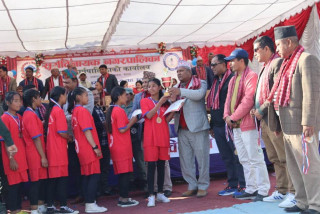 सूर्यविनायक राष्ट्रपति रनिङ शिल्डको उपाधि सञ्जय साई स्कुललाई