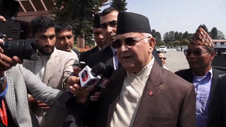 एमाले र काँग्रेस एक ठाउँमा नहुने भनेर कसम खाएका छैनौँ : अध्यक्ष ओली