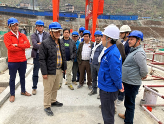 मध्य भोटेकोसी आयोजनाको निर्माण ९५ प्रतिशत सकियो, असारभित्र विद्युत उत्पादन गर्ने