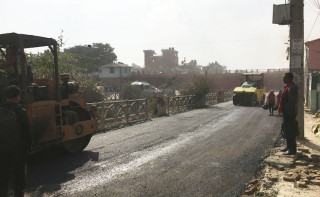 धोबीखोला करिडोर निर्माण झन्डै ९६ प्रतिशत