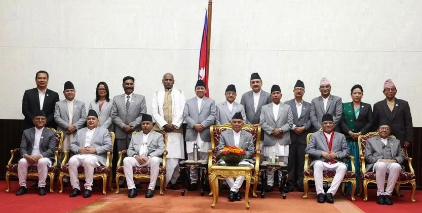 नवनियुक्त ११ मन्त्रीले लिए पद तथा गोपनियताको शपथ