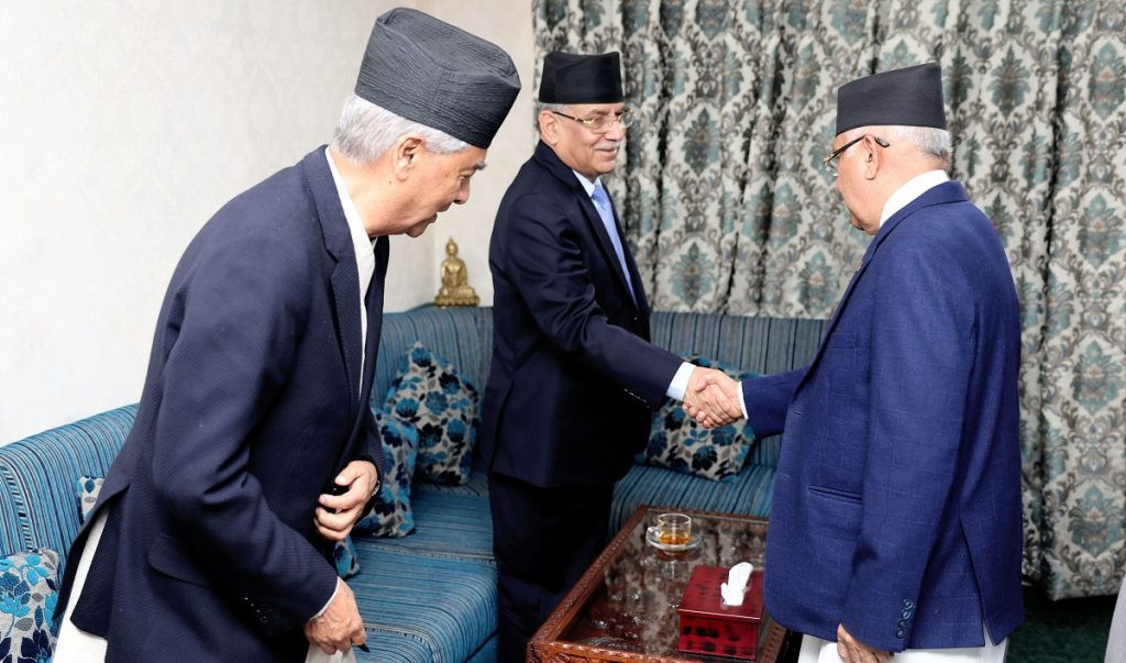 प्रचण्ड र देउवाको प्रस्ताव ओलीद्वारा अस्वीकार