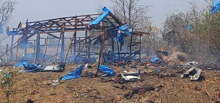 म्यान्माको सेनाद्वारा विपक्षीमाथि हवाई हमला, १ सय जनाको मृत्यु