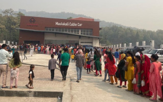 मौलाकाली केबलकार सञ्चालनमा, पाँच मिनटमै मन्दिर पुग्न सकिने