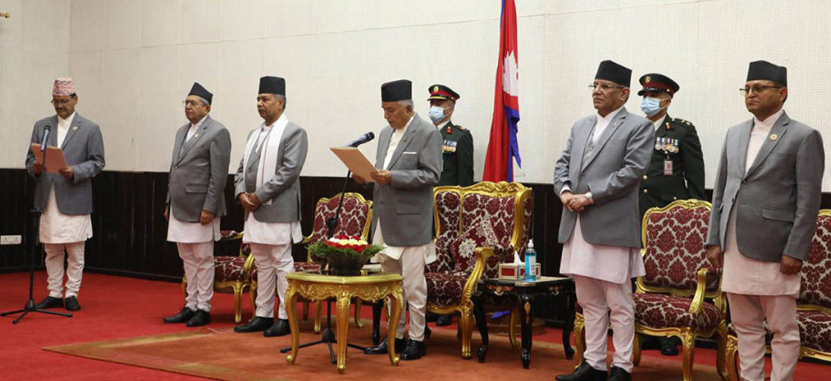 राष्ट्रपति पौडेलबाट परराष्ट्रमन्त्री साउदले लिए शपथ