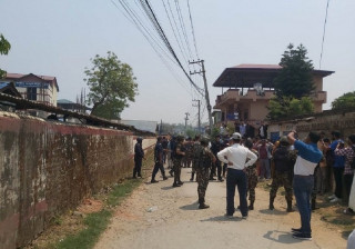 रविको पक्षमा नाराबाजी भएको भन्दै विपक्षीले बिरोध जनाएपछि नयाँकिरण माविमा रोकियो मतदान