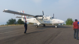 एक महिनापछि रेसुंगा विमानस्थलबाट पुन : हवाई उडान सुरु