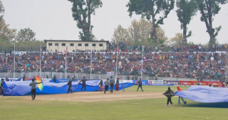 पानी परेर रोकियो नेपाल यूएईको खेल 