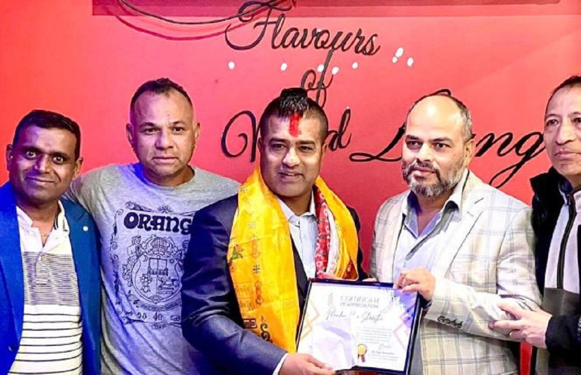 स्वर्ण पदक विजेता मण्डेकाजी अष्ट्रेलियामा सम्मानित