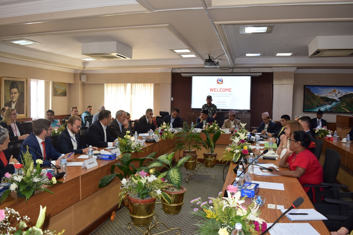 बजेटका विषयमा अन्तर्राष्ट्रिय विकास साझेदारहरुसंग अर्थमन्त्रीको छलफल
