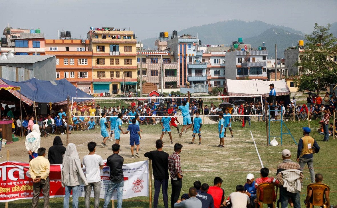 ॐ श्रृजनसिल, न्युटन एकेडेमी, लिखु र गणतान्त्रिक राष्ट्रब्यापी खुल्ला पुरुष भलिबलको सेमिफाइनलमा