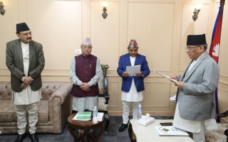 राष्ट्रिय सुरक्षा परिषद्का सल्लाहकार बैरागीद्वारा सपथ