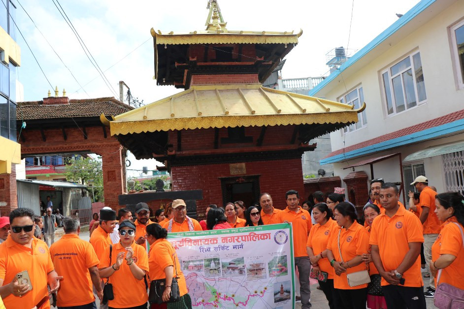 भक्तपुरकाे सूर्यविनायकमा शिव सर्किटको शुभारम्भ