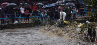 अबिरल वर्षाका कारण काठमाडौँका विभिन्न क्षेत्र जलमग्न