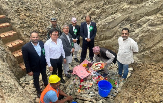 भोजपुर विमानस्थलको टर्मिनल भवन शिलान्यास