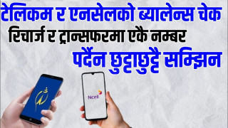 अब टेलिकम र एनसेलको ब्यालेन्स चेक, ट्रान्सफर र रिचार्जको ‘सर्ट कोड’ एउटै