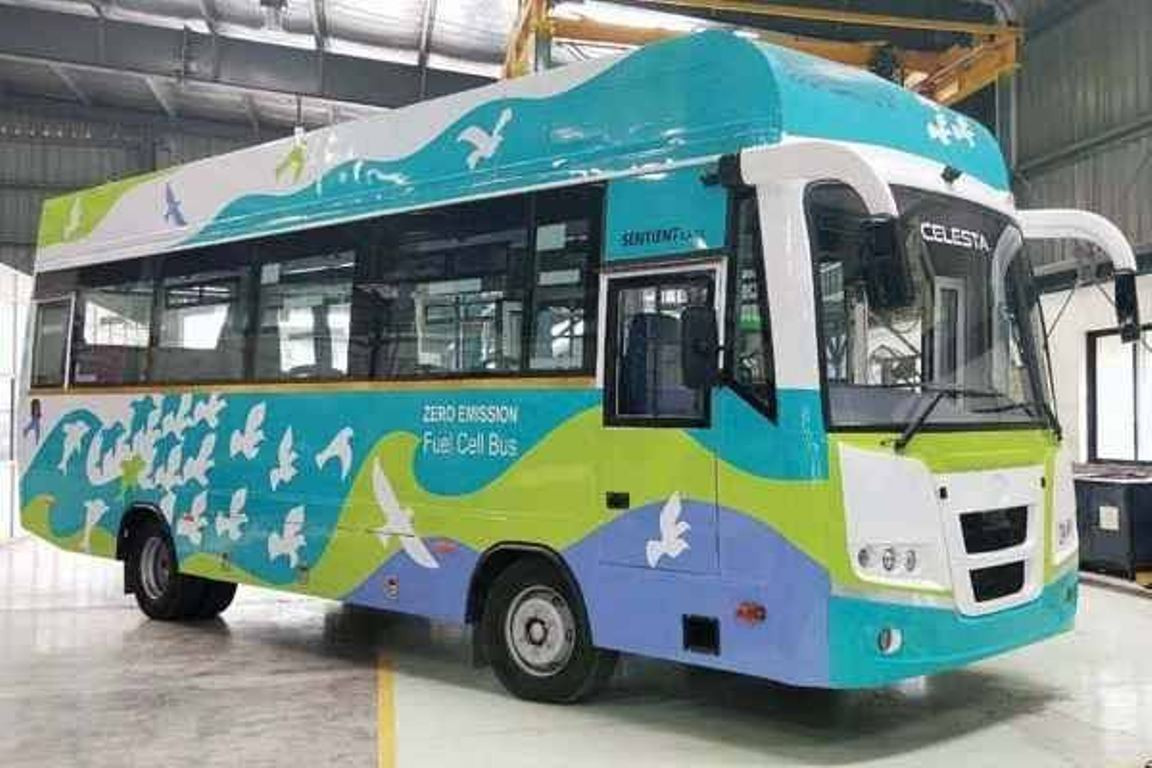 भारतले बनायो हाइड्रोजनबाट चल्ने दुई बस, ३ लाख किलोमिटरको यात्रा सुरु