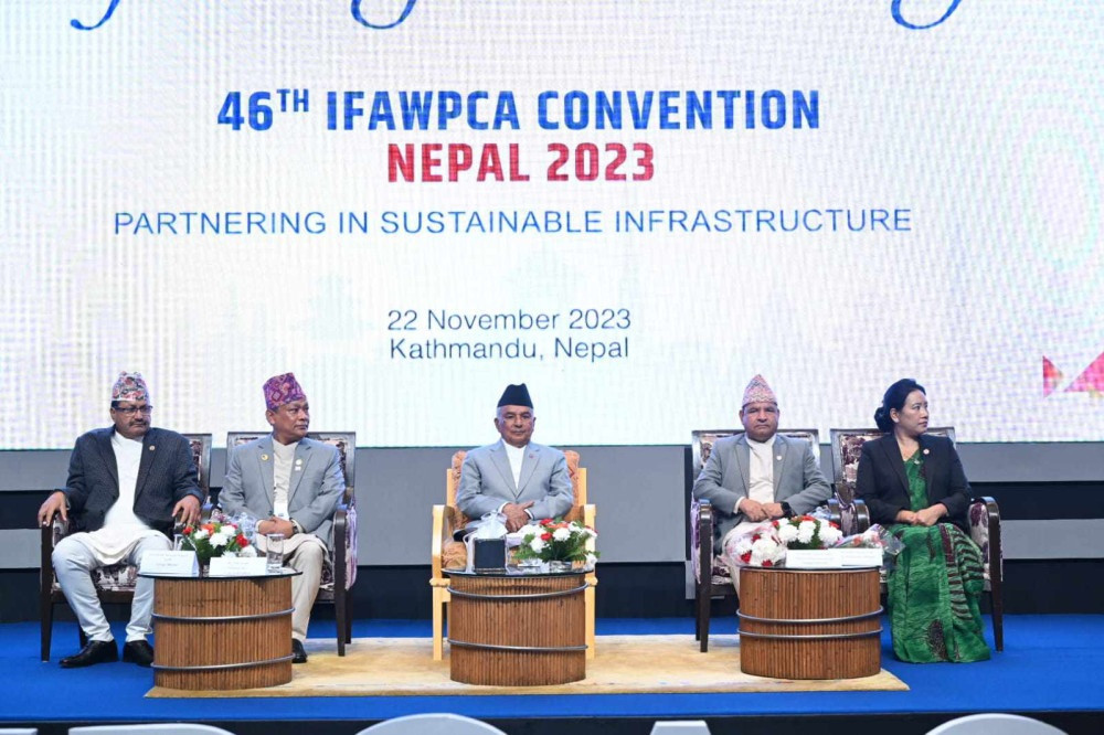 अर्थतन्त्रलाई चलायमान बनाउन निर्माण व्यवसायीको भूमिका महत्त्वपूर्ण : राष्ट्रपति पौडेल