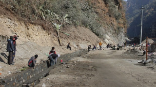 कर्णाली राजमार्गको कालीकोट–जुम्ला सडकखण्ड स्तरोन्नति हुँदै