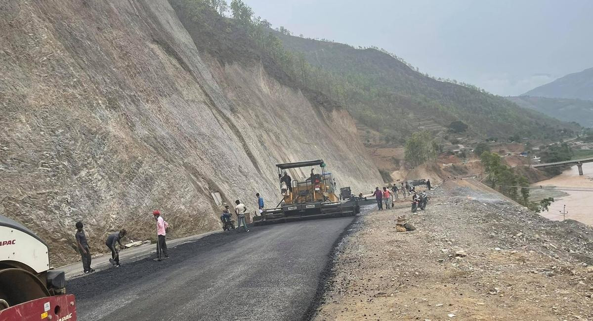 कुडुँले–मालिका–पञ्चकोट सडक स्तरोन्नति गर्न थालियो
